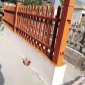 正圆花坛草坪护栏 园艺护栏 仿木栅栏厂家